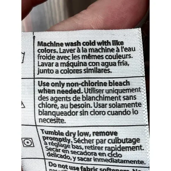 Carhartt Women's Button Up Shirt Roll Tab Sleeves in gray/peach plaid, size XL - Picture 4 of 9